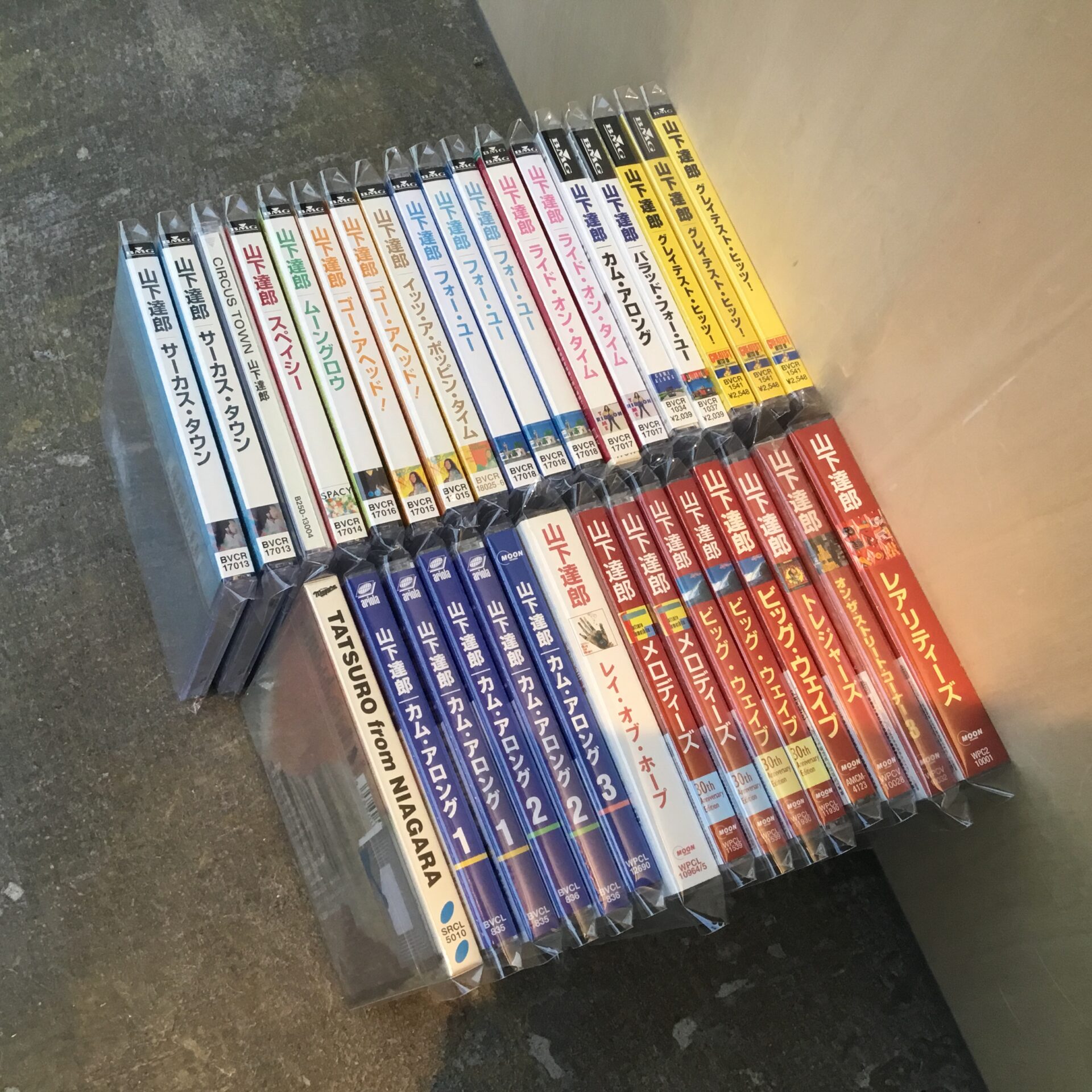 新入荷情報】 山下達郎のCDがまとまって30枚以上入荷しました。