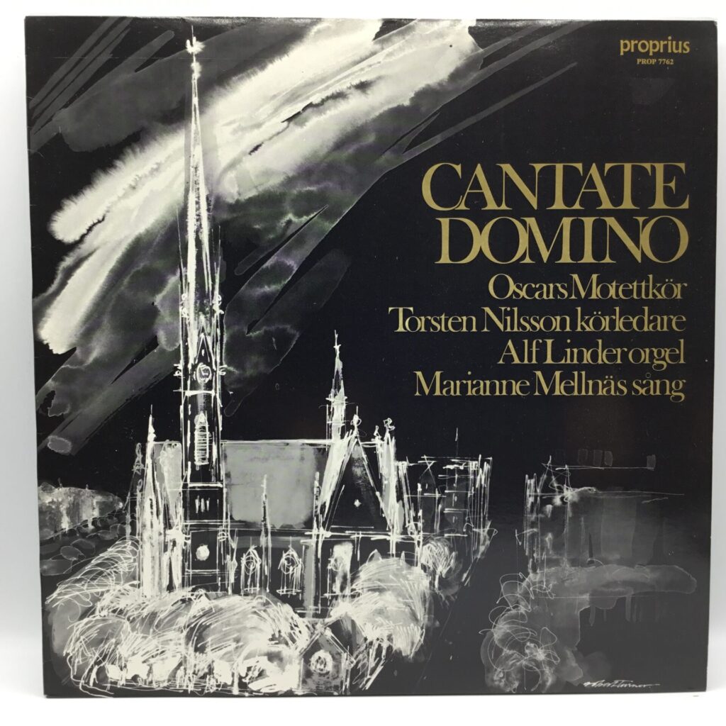 【LP】Oscars Motettkör / Cantate Domino (PROP 7762)  スウェーデン盤/黒ジャケ