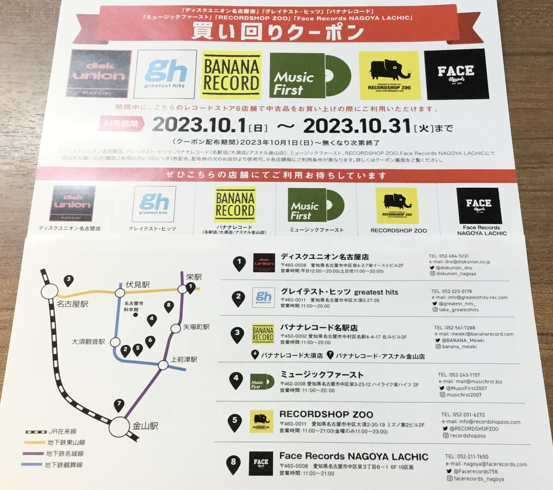 買い回りクーポン配布、参加します。