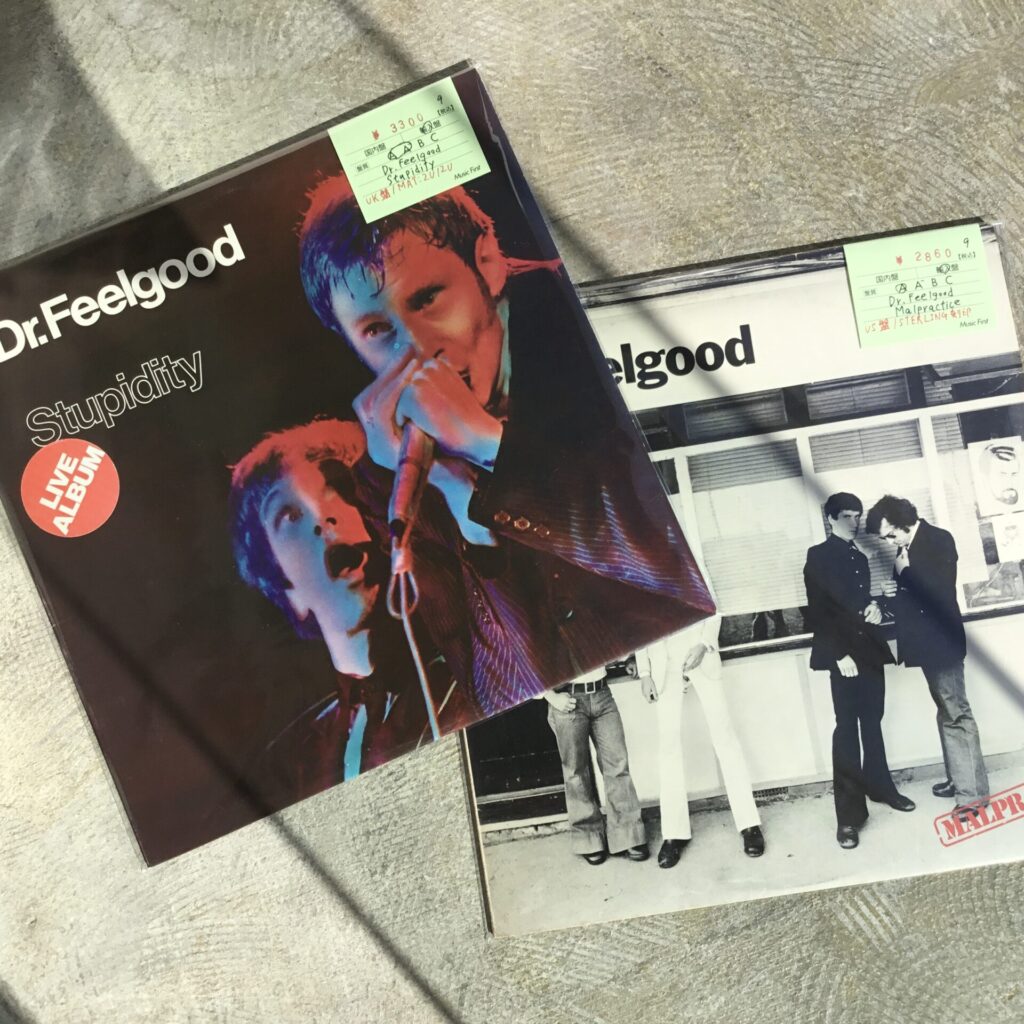 ドクター・フィールグッドの初期名盤LPが入荷しました。