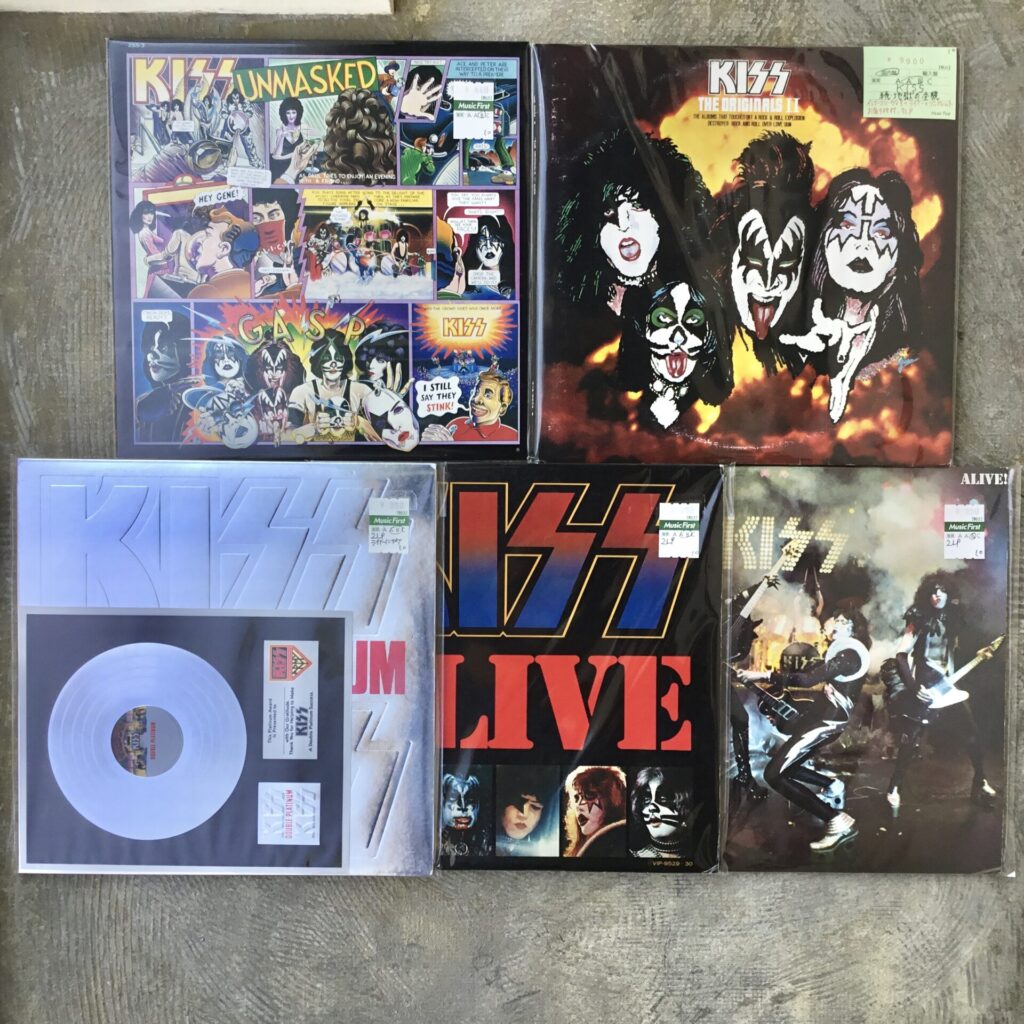 KISSのLPがまとまって入荷しました！