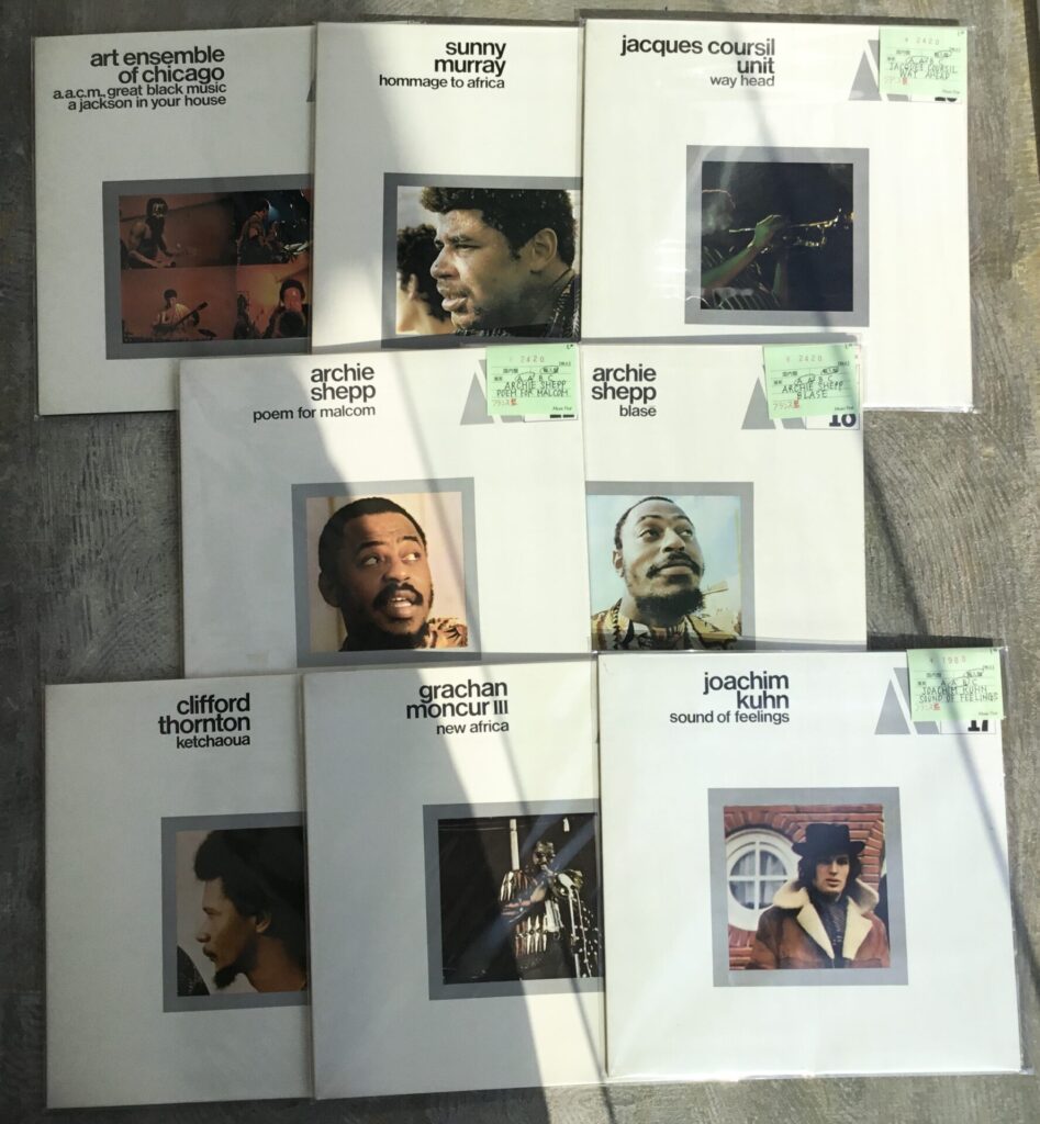 アーチー・シェップやアート・アンサンブル・オブ・シカゴなどBYGのLPレコードが入荷しました