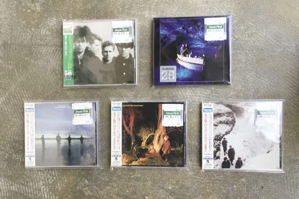 エコー&ザ・バニーメンのCDがまとまって入荷しました。