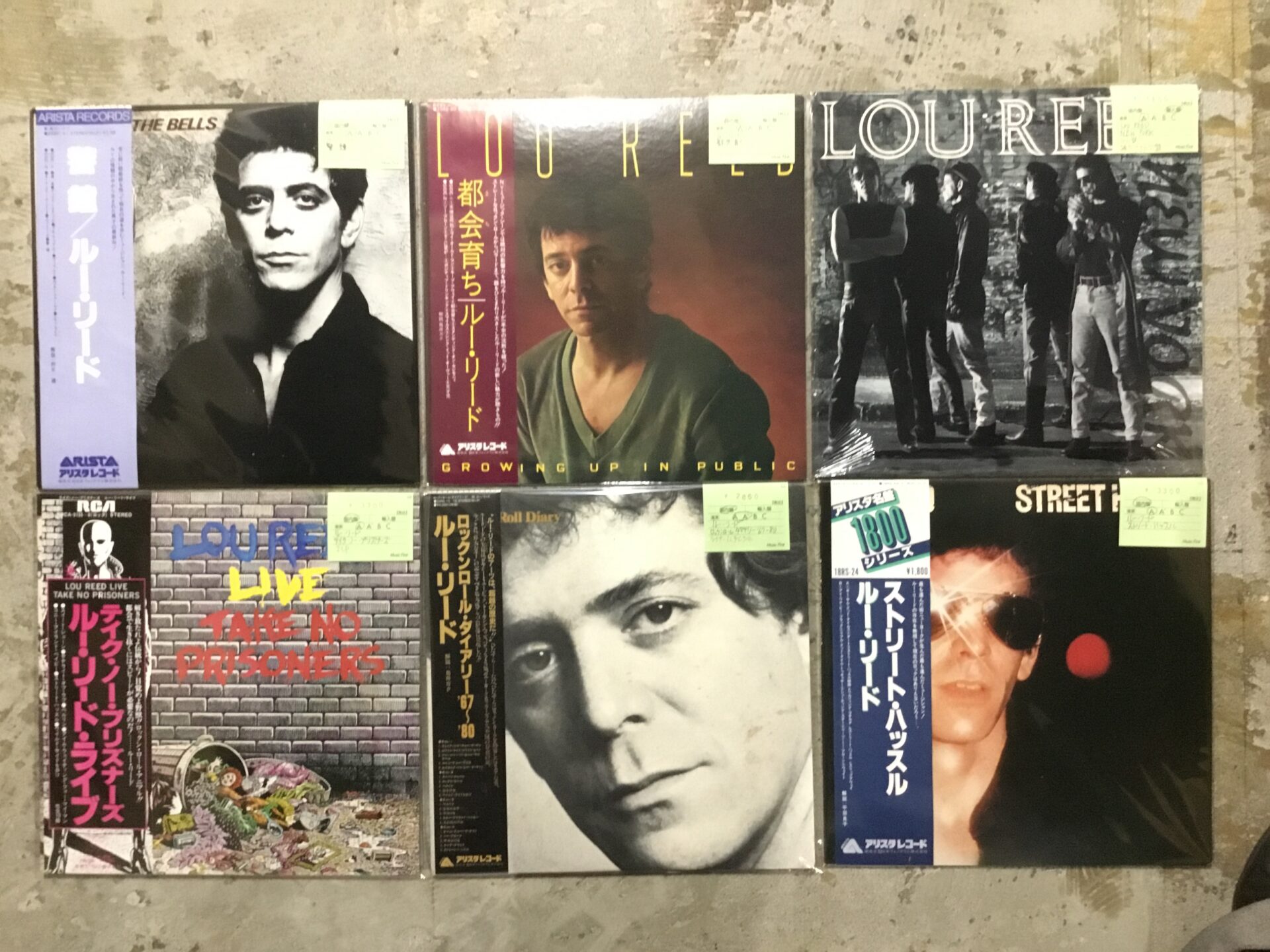 ルー・リードのLPがまとまって入荷しました。