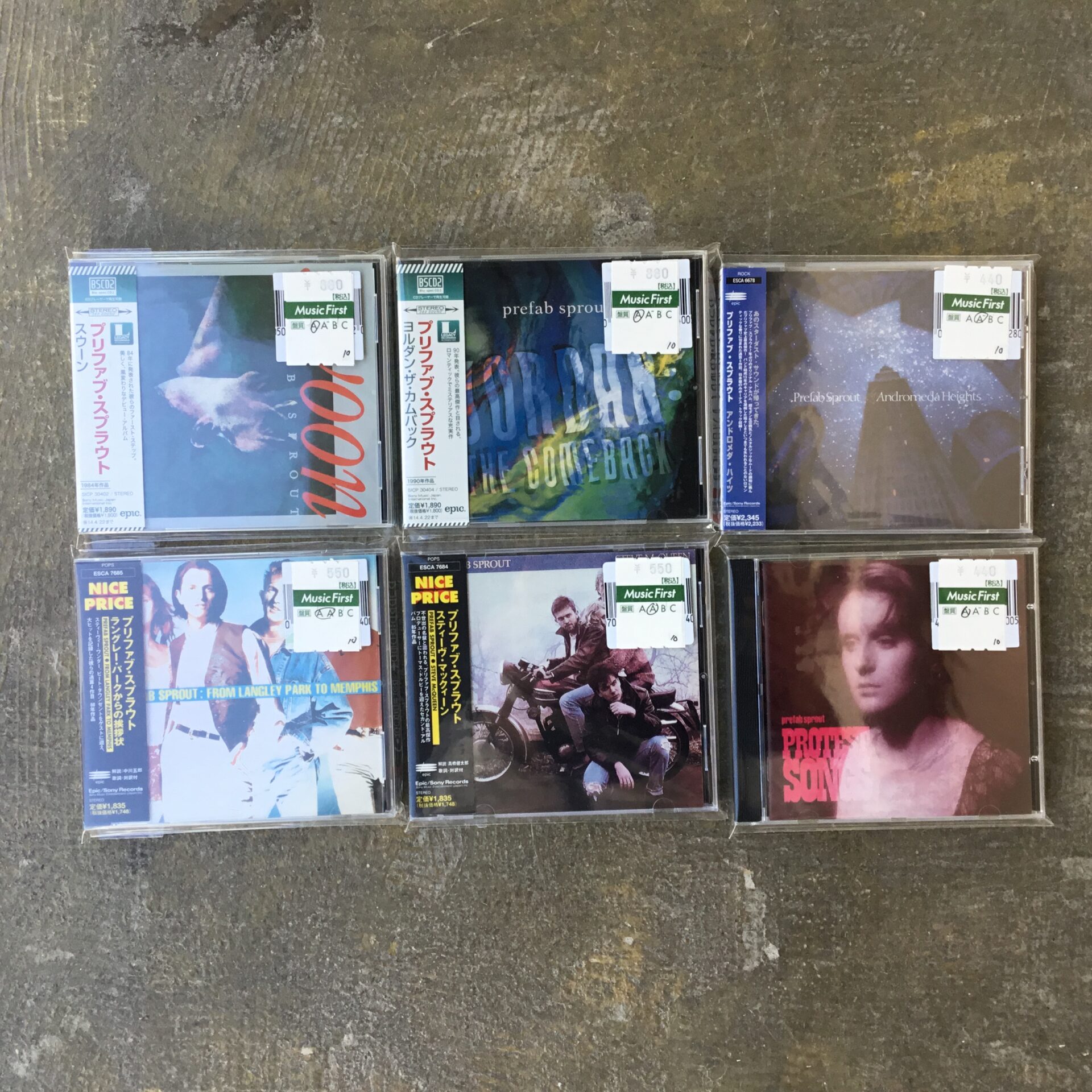 プリファブ・スプラウトの現在までに発表された全アルバムのCD一式が入荷しました。