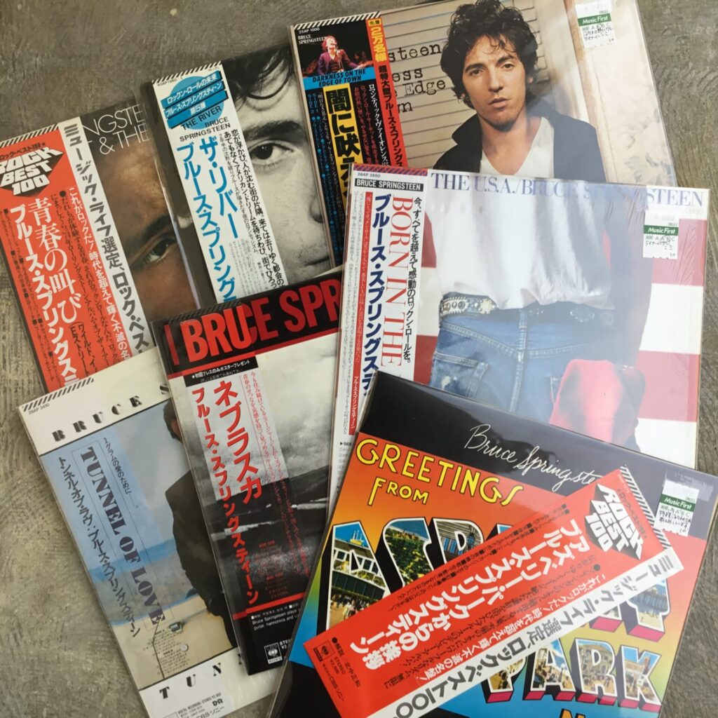 ブルース・スプリングスティーンのLPがまとまって入荷しました。