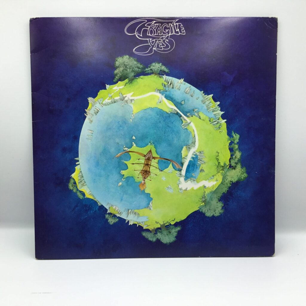 【LP】YES / FRAGILE (2401 019) UK盤/綴ブックレット付/RED&PLUMラベル/MAT:1/1