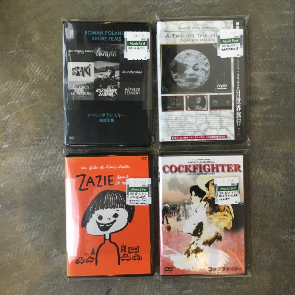 シネフィルにアプローチする内容の洋画DVDが4本入荷しました。