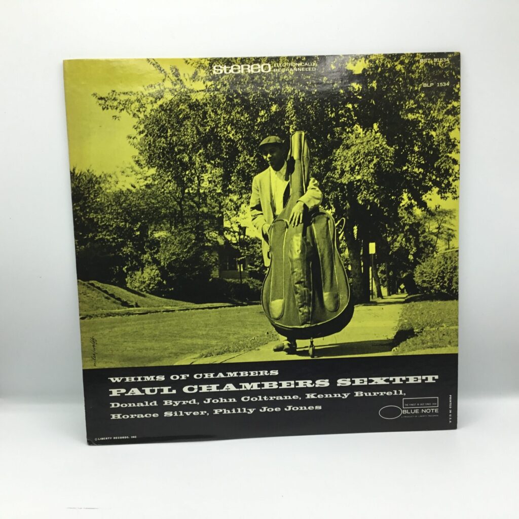 【LP】PAUL CHAMBERS SEXTET / WHIMS OF CHAMBERS (BST 81534) オンプラベル