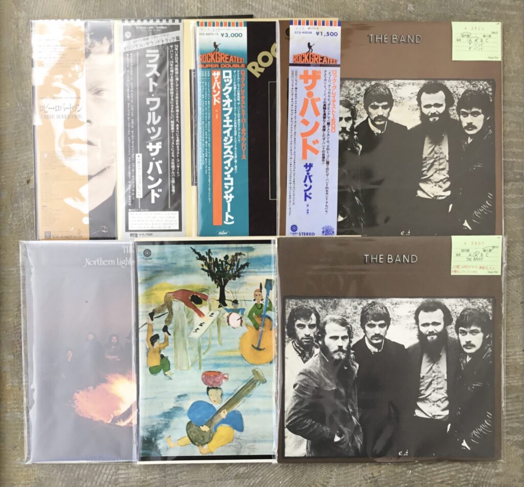 ザ・バンドのLPがひとつかみ入荷しました。