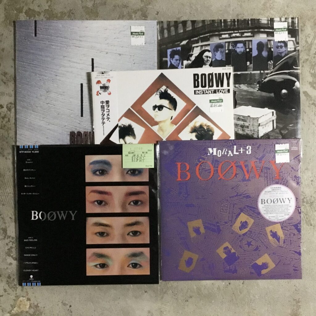 BOØWYのLPがひとつかみ入荷しました。