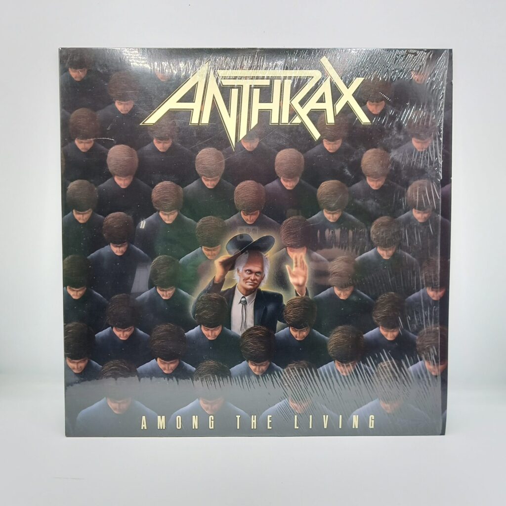 【LP】ANTHRAX/AMONG THE LIVIMG (90584-1) US盤/インナー付