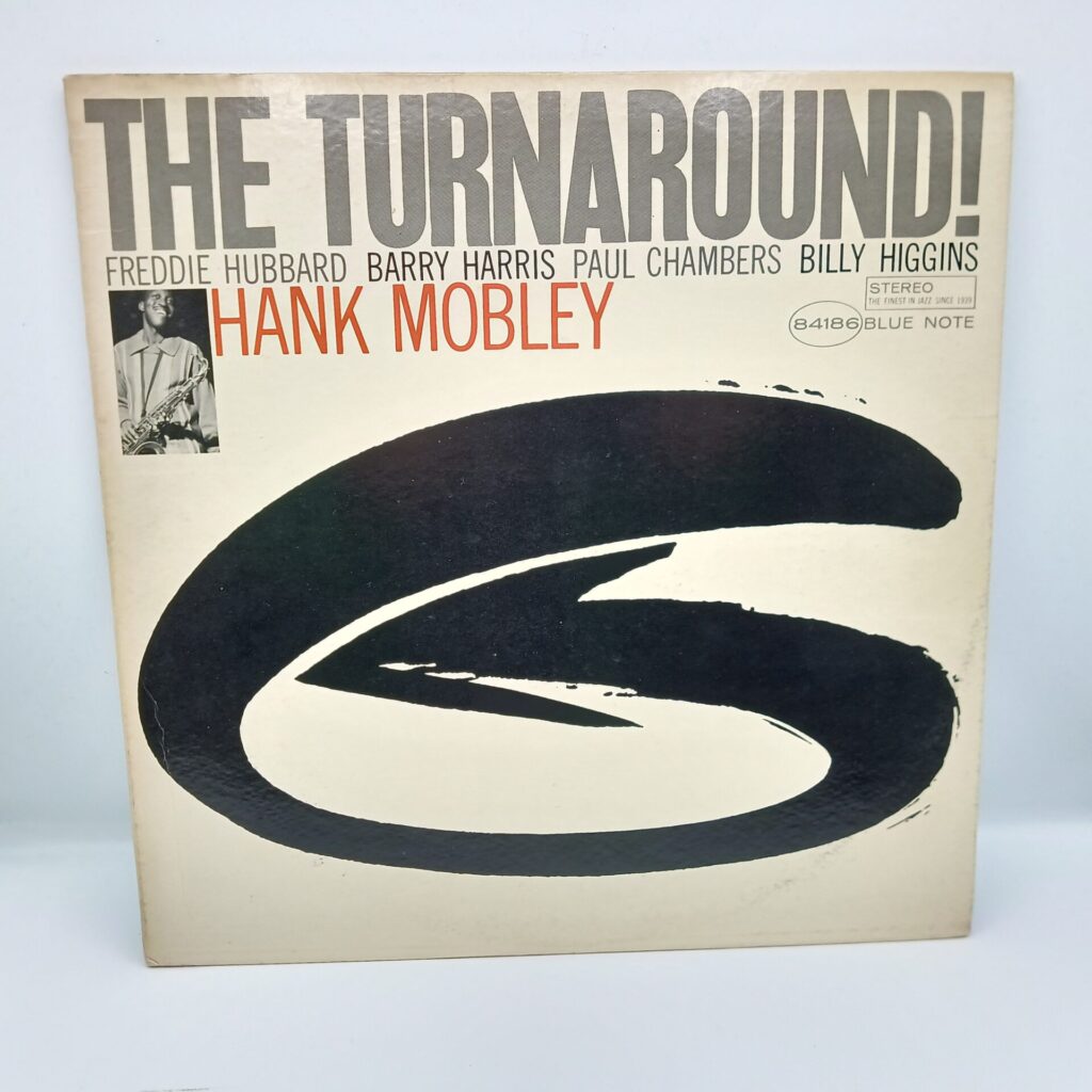 【LP】HANK MOBLEY/THE TURNAROUND! (84186) 美盤/NYラベル/STEREO/DGなし/耳/VAN GELDER