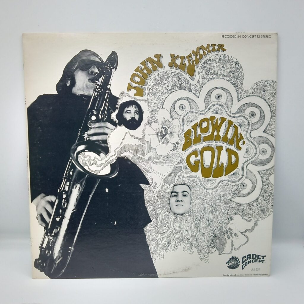 【LP】JOHN KLEMMER/BLOWIN’ GOLD (LPS-321) CADET白桃ラベル/金文字ジャケ