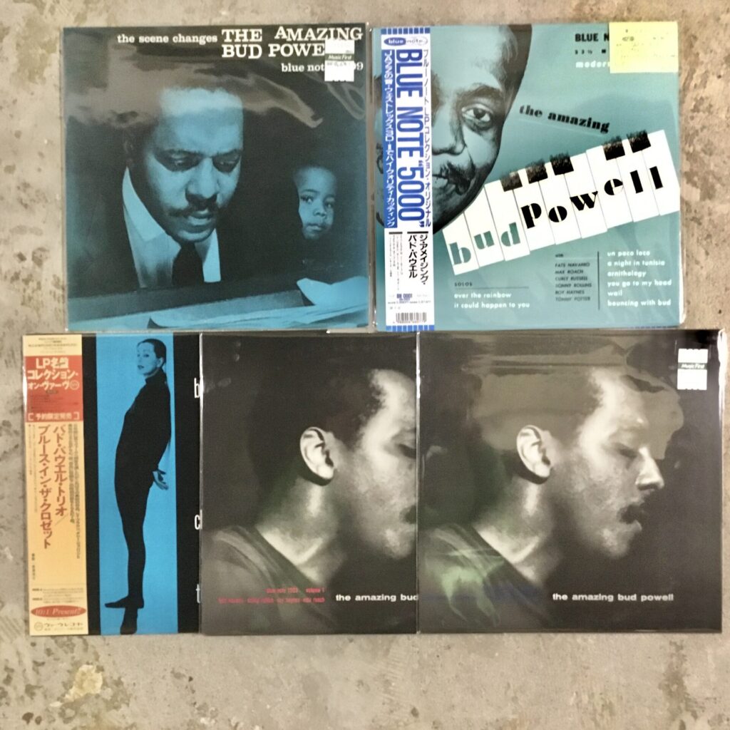バド・パウエルのLPレコードが5枚入荷しました。
