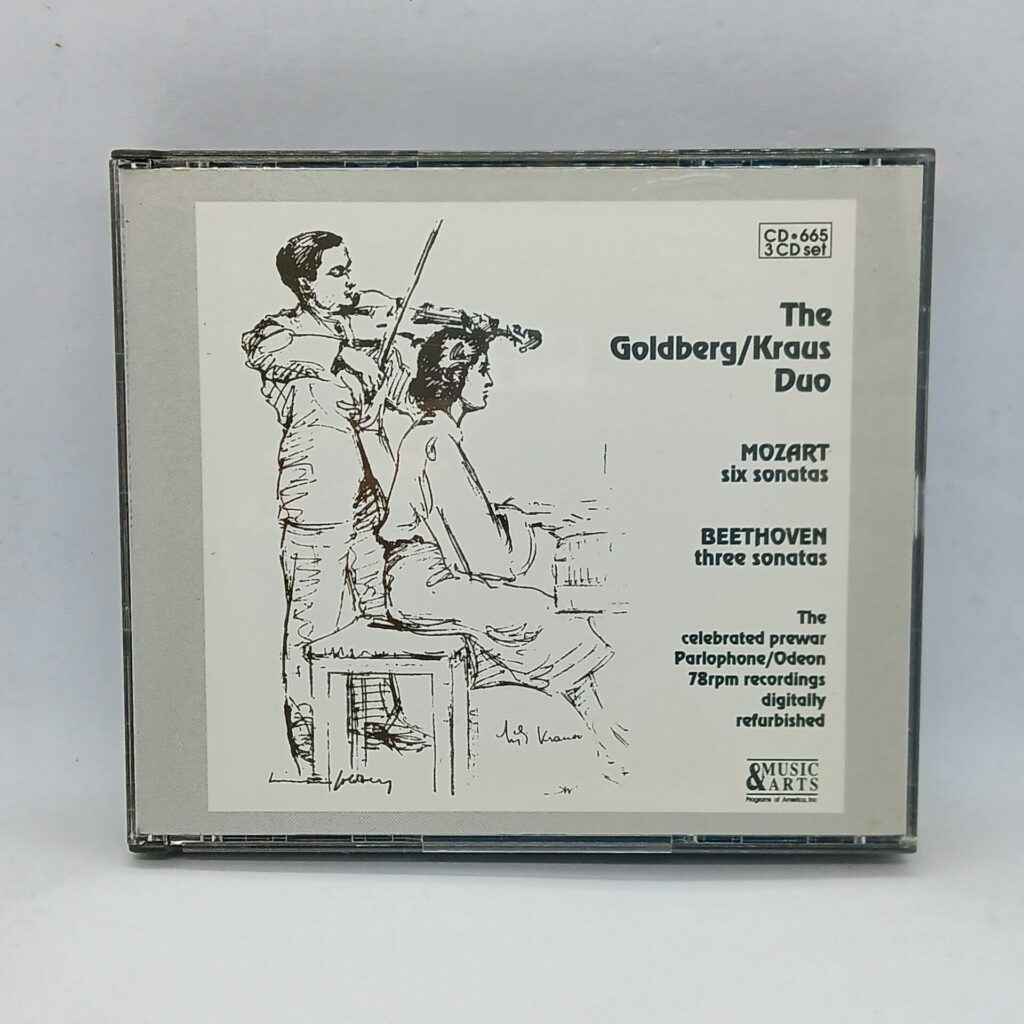 【CD】シモン・ゴールドベルク、リリー・クラウス/モーツァルト、ベートーヴェン:ヴァイオリン・ソナタ (CD-665)