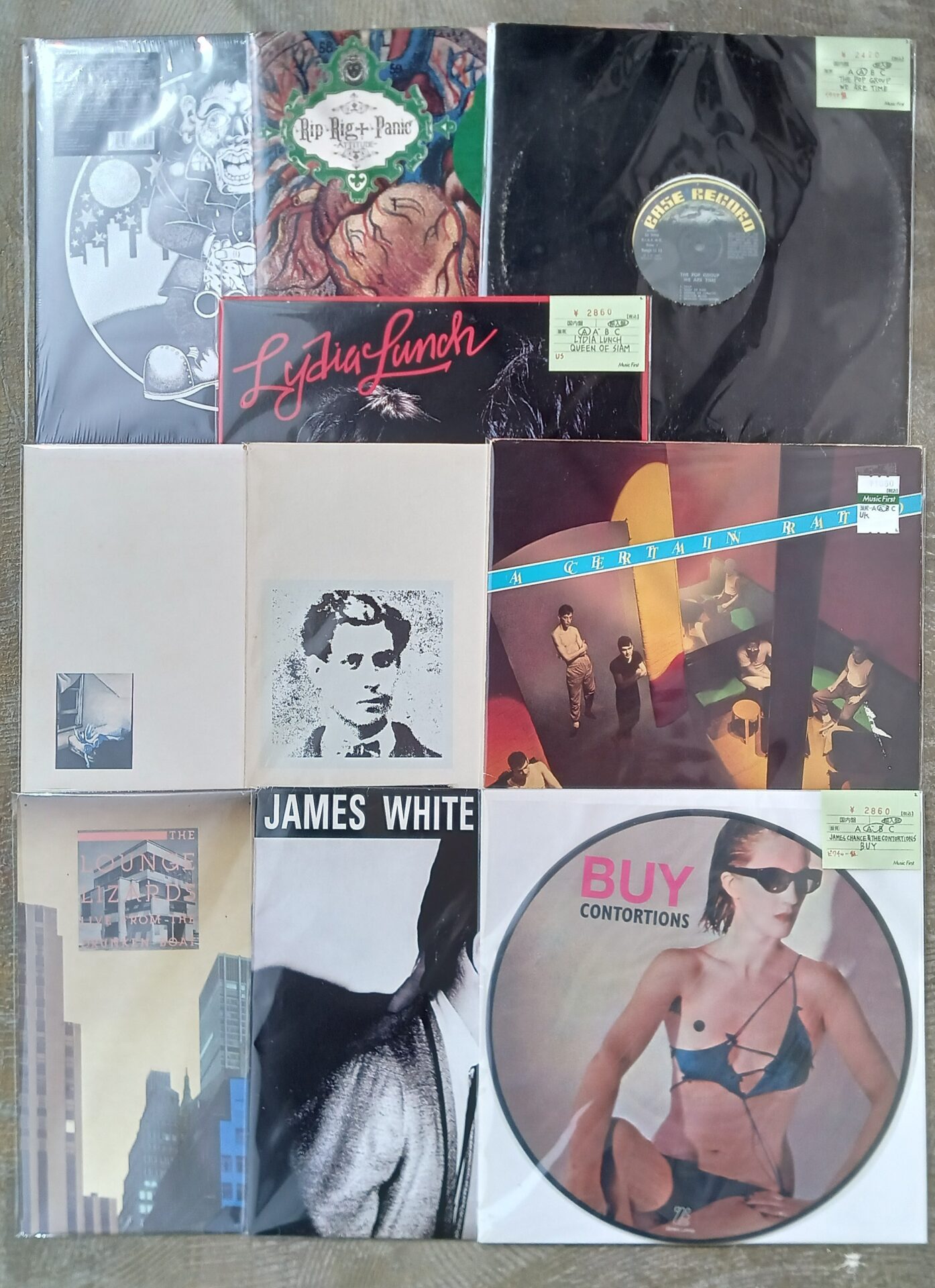 POST PUNK, NO WAVE, COLD FUNK, などのLPがひとつかみ入荷しました。