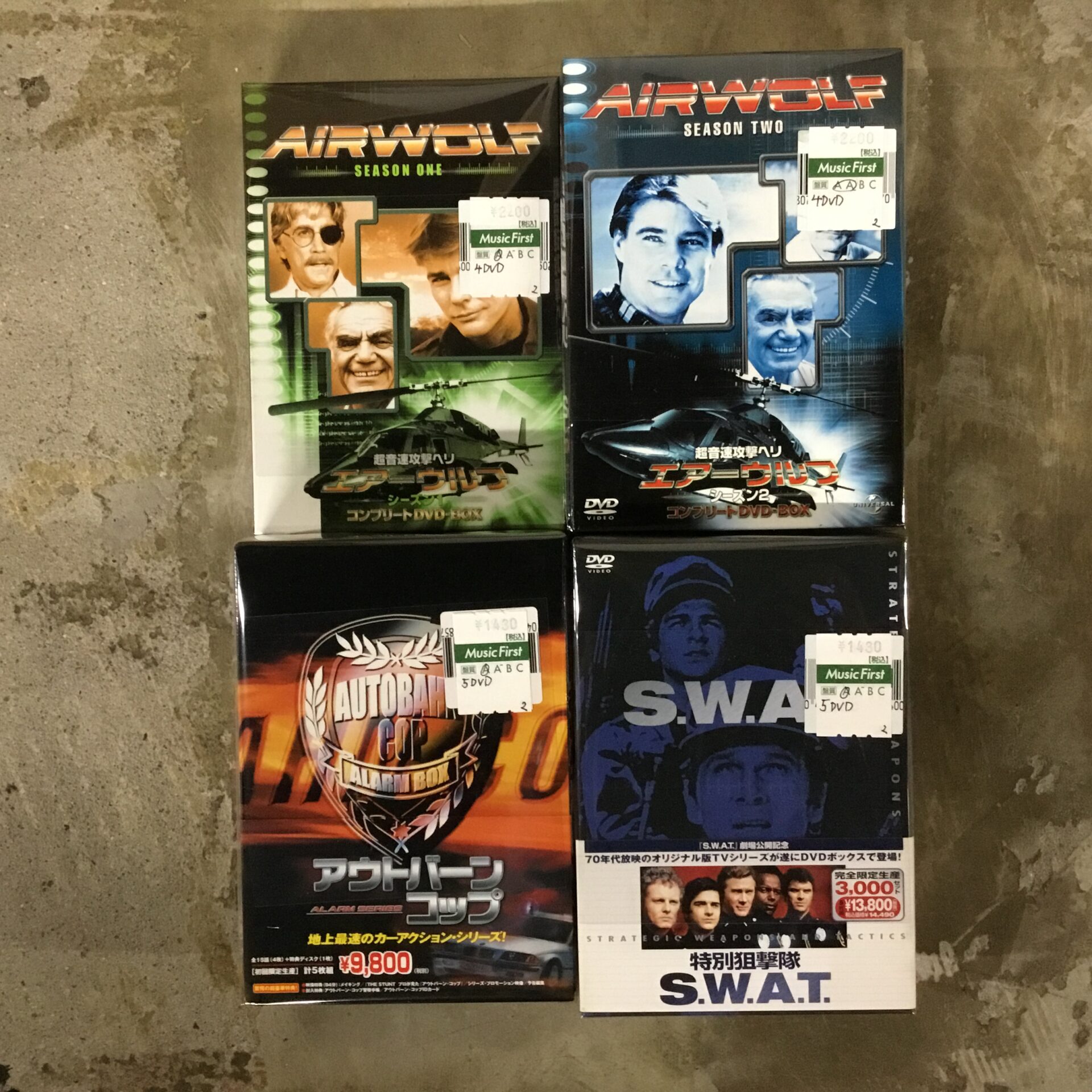 海外で放映されたアクション系TVドラマのDVDボックスが入荷しました。