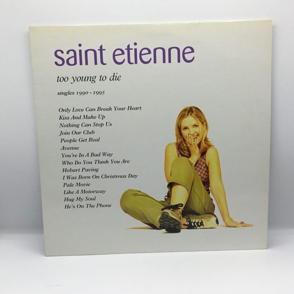 【LP】Saint Etienne/Too Young To Die Singles 1990-1995 UK盤/ラベルに少しシミ