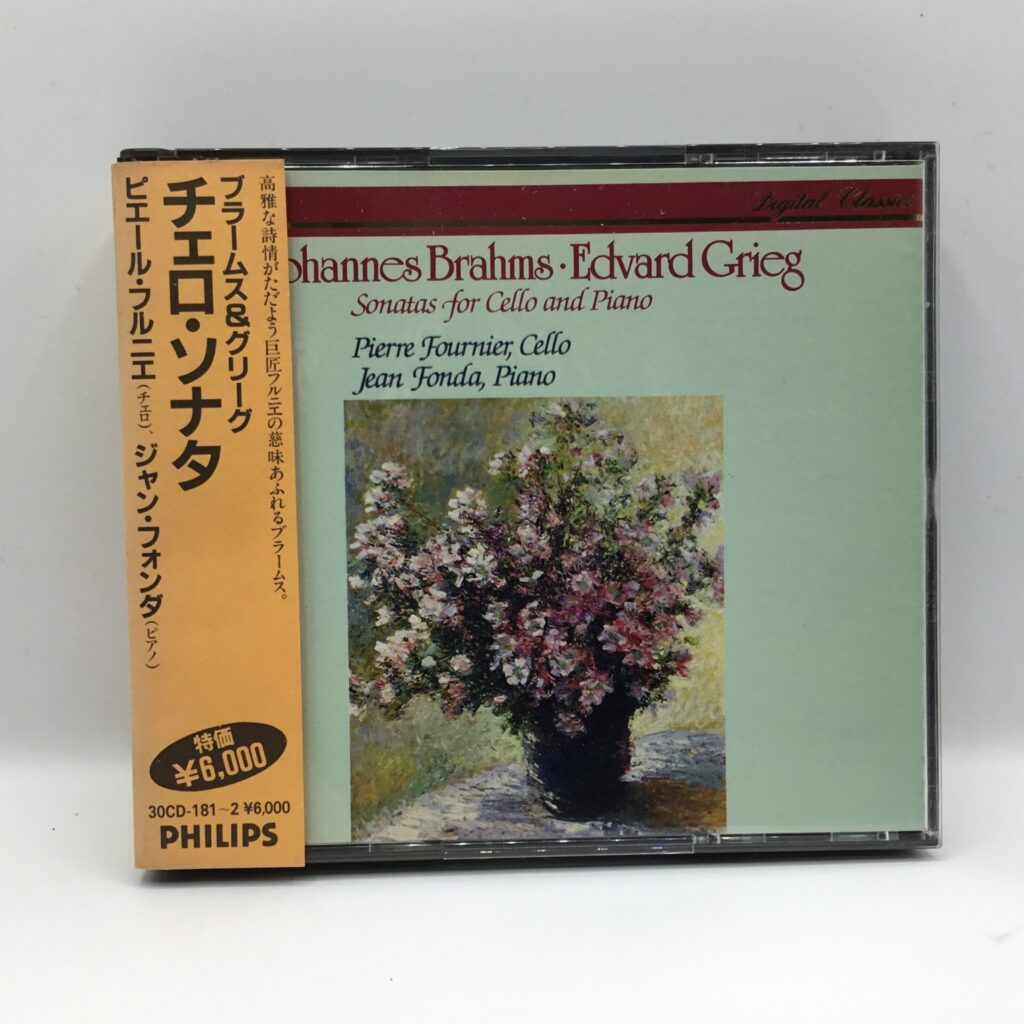 【CD】フルニエ / ブラームス & グリーグ：チェロ・ソナタ (30CD-181～2) 帯付/帯退色