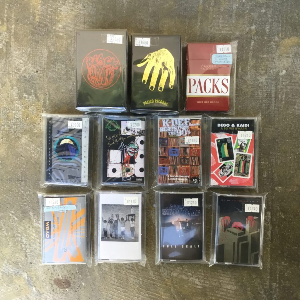 HIPHOP／MIXTAPEを中心に好内容のカセットが30本入荷しました。