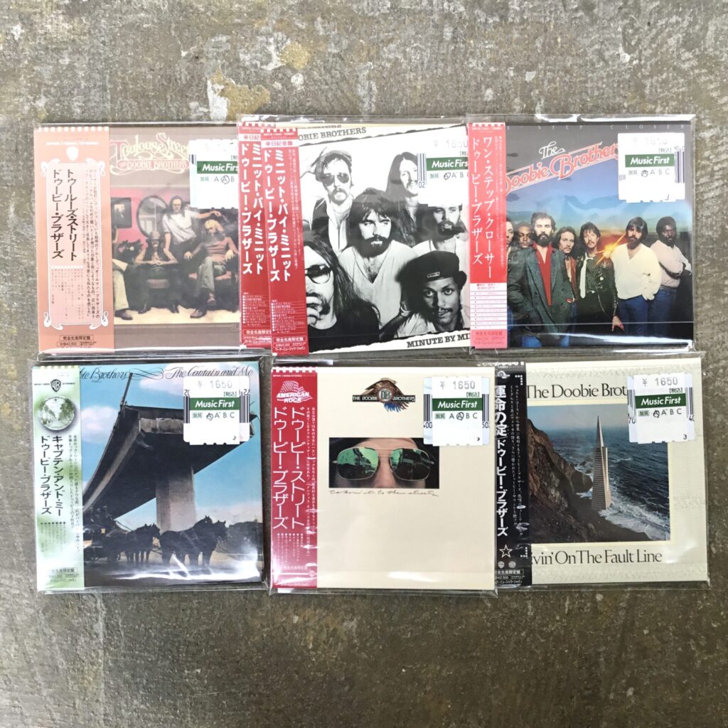 【新入荷情報】 ドゥービー・ブラザーズの紙ジャケット国内盤帯付きCDがまとまって入荷しました。