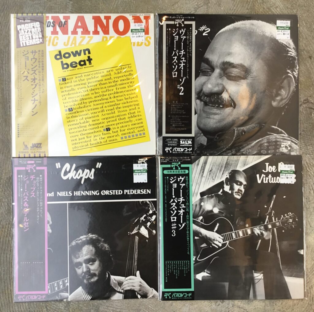 【新入荷情報】ジョー・パスのLPが入荷しました。