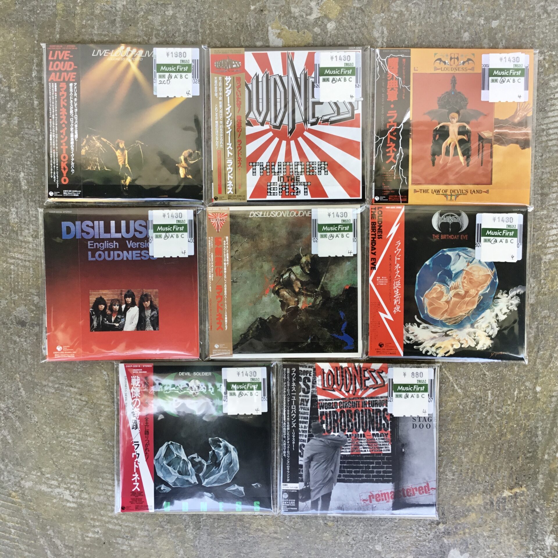 新入荷情報】 ジャパニーズ・メタルの雄、ラウドネスの紙ジャケットCD