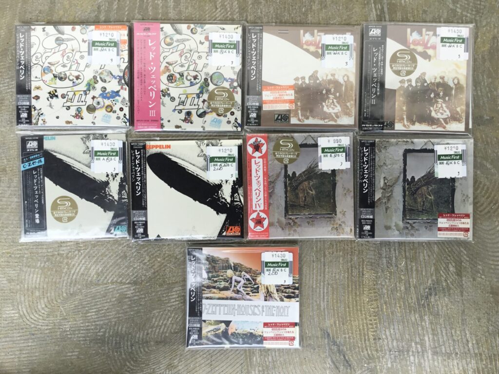 【新入荷情報】レッド・ツェッペリンの紙ジャケCDがひとつかみ入荷しました。