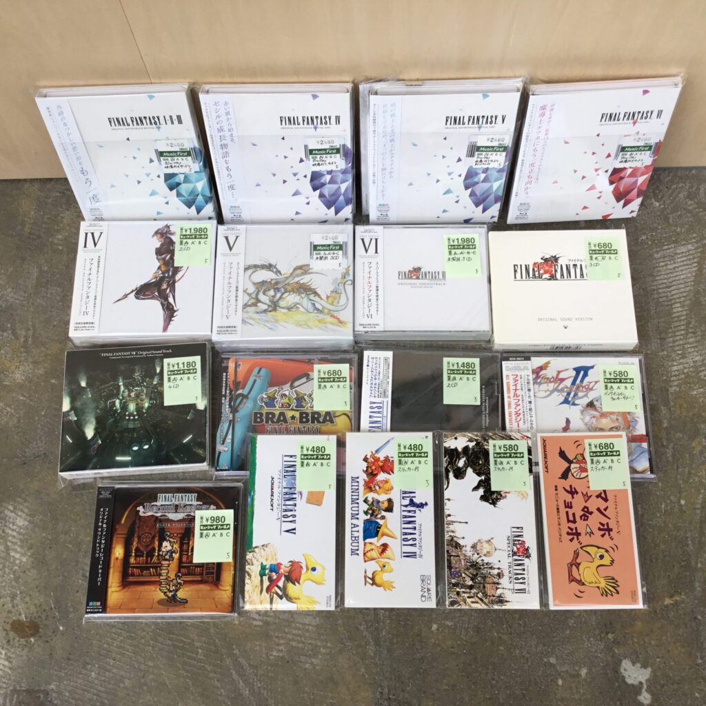 【新入荷情報】 ファイナル・ファンタジー関連のCDが入荷しました。