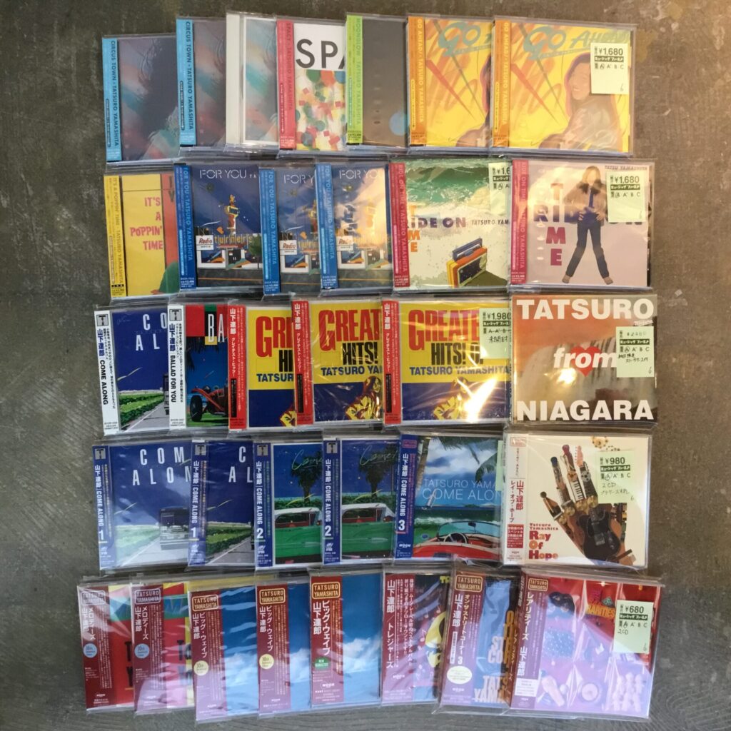 【新入荷情報】 山下達郎のCDがまとまって30枚以上入荷しました。
