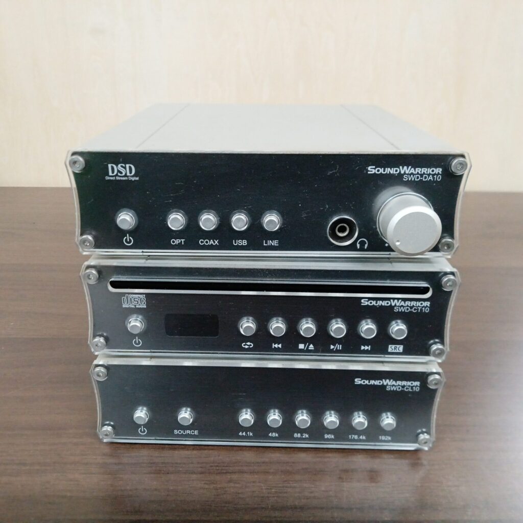【オーディオ】SOUND WARRIOR SWD-CT10 / SWD-DA10 / SWD-CL10 / 説明書あり