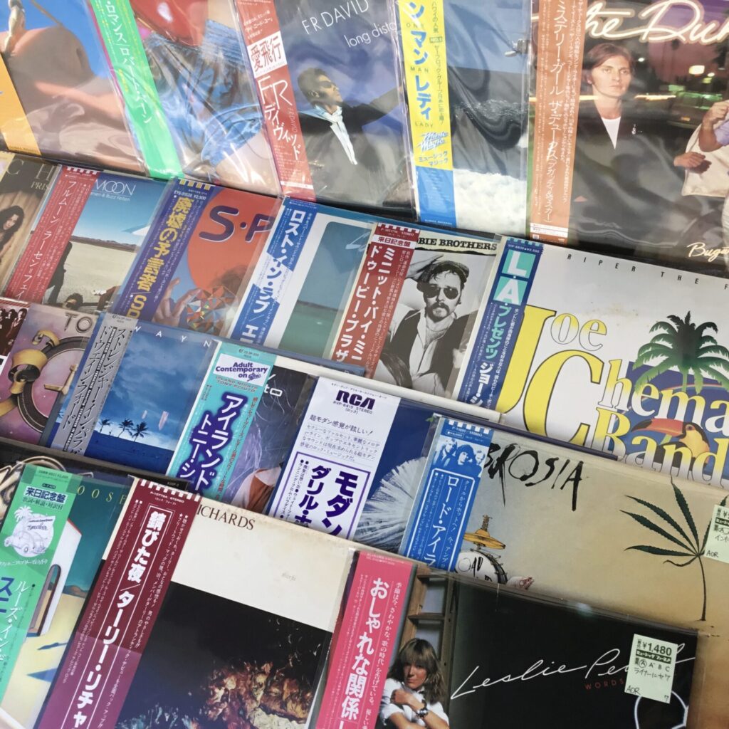 【新入荷情報】 AOR系のLPが30枚以上のボリュームで入荷しました。