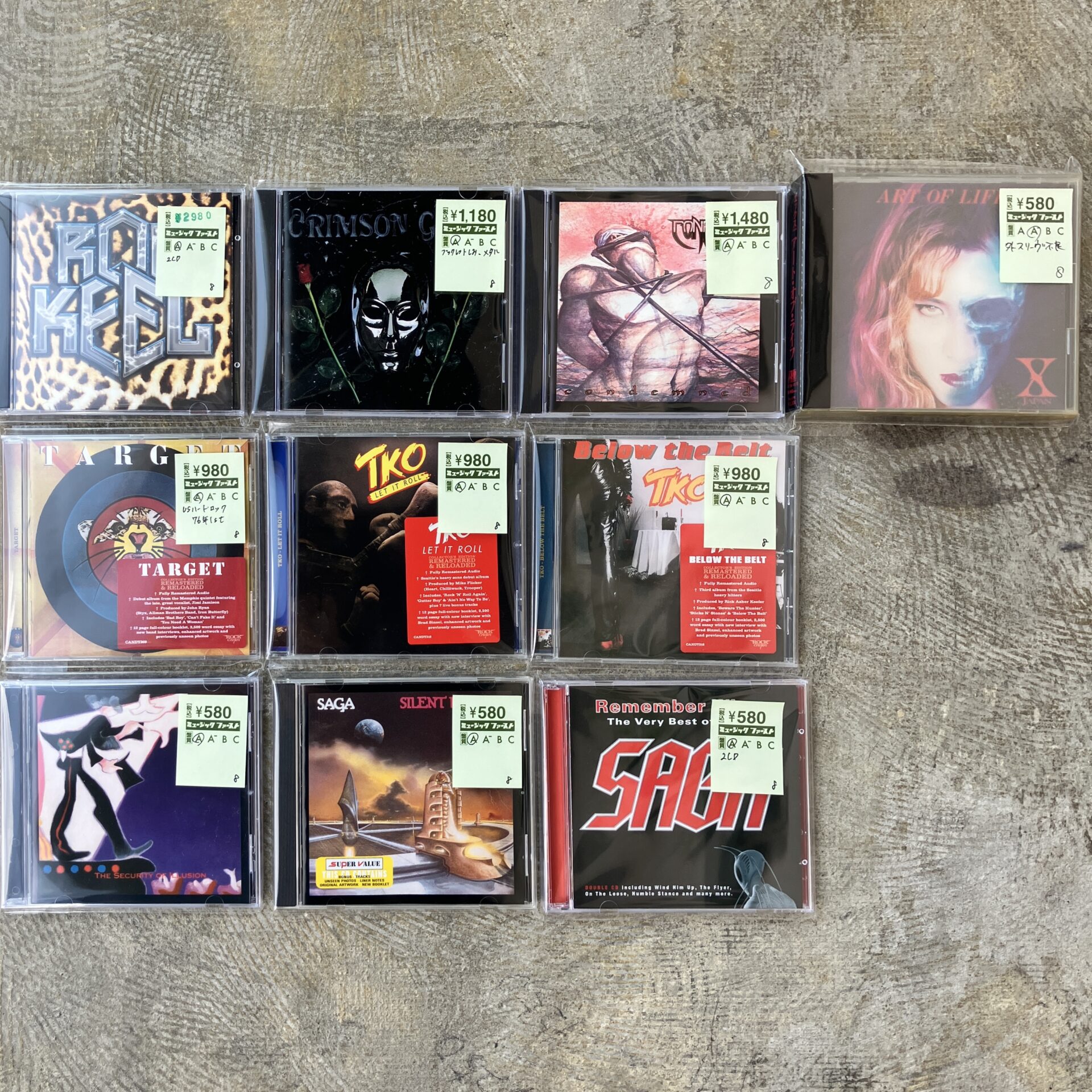 【特集コーナー新入荷】 HR/HMのCDを10枚新規追加しました。