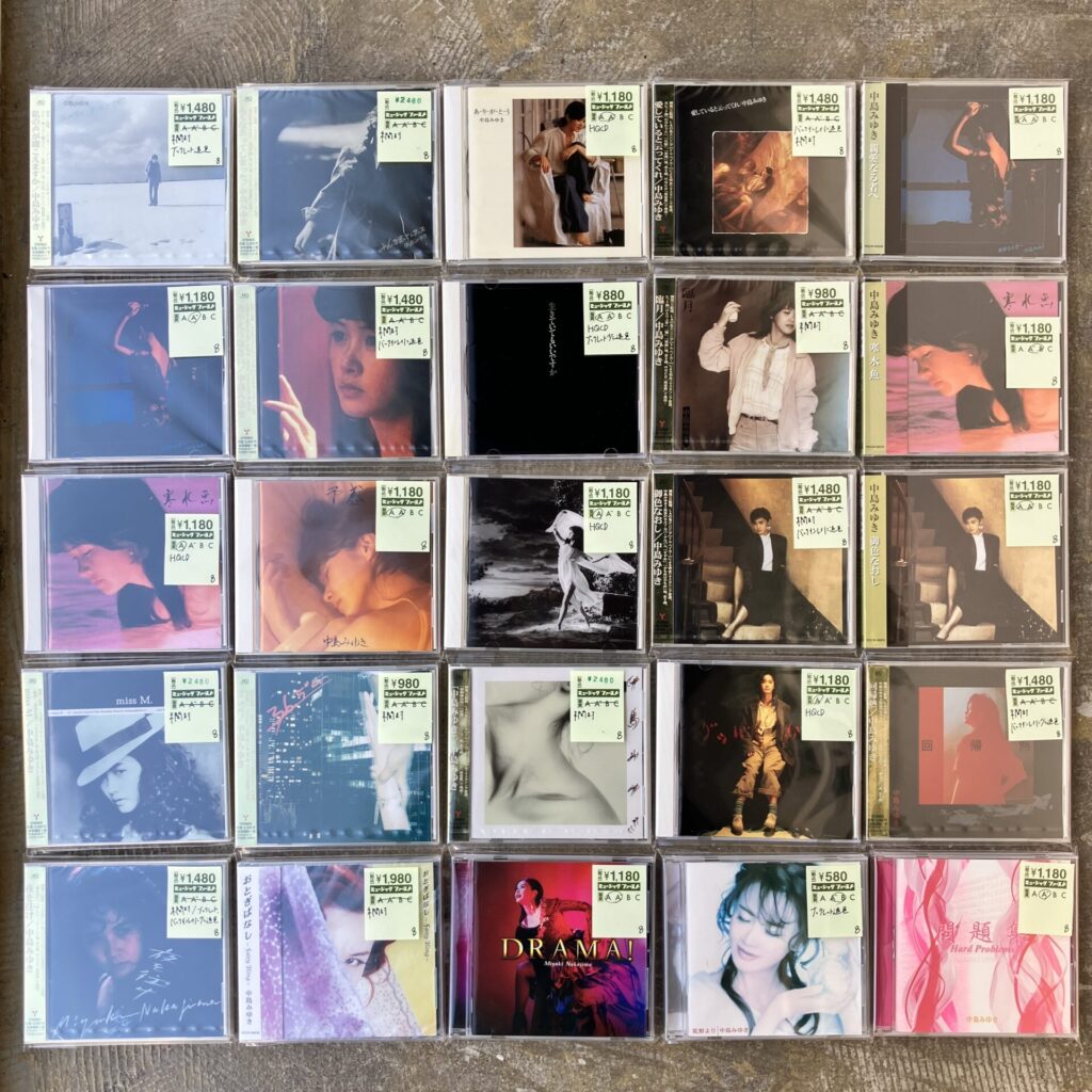 【新入荷情報】中島みゆきのCD、DVDが約40点入荷しました。