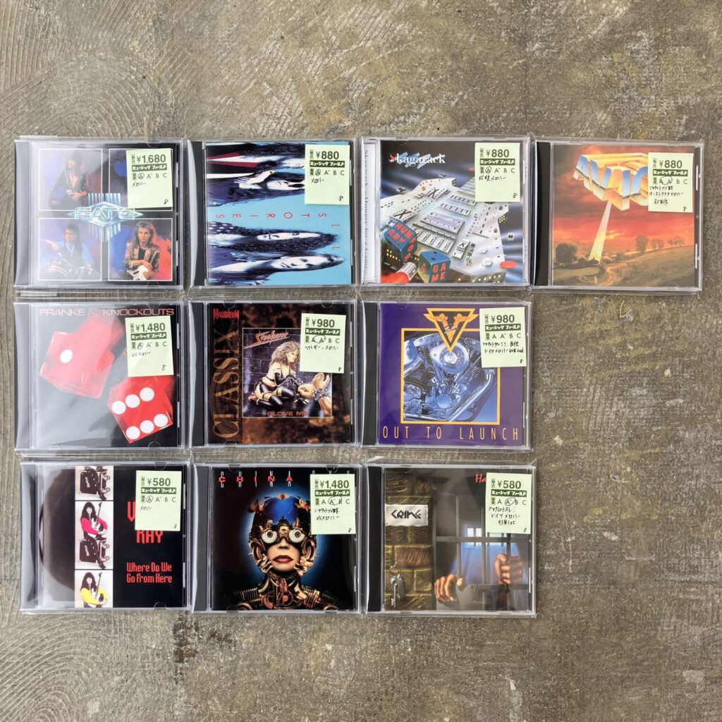 【特集コーナー新入荷】 HR/HMのCDを10枚新規追加しました。