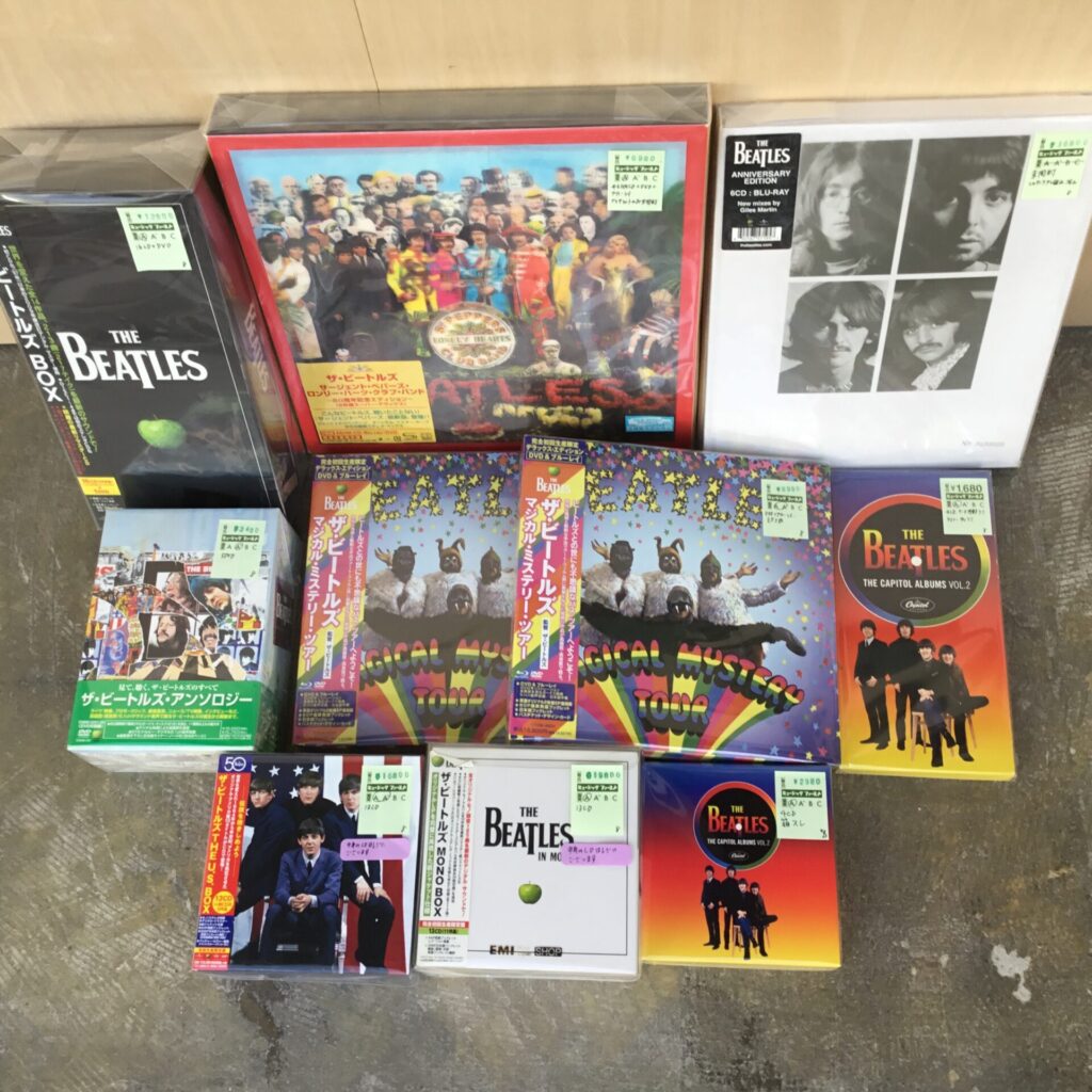 【新入荷情報】ビートルズの各種BOXセットがまとまって入荷しました。
