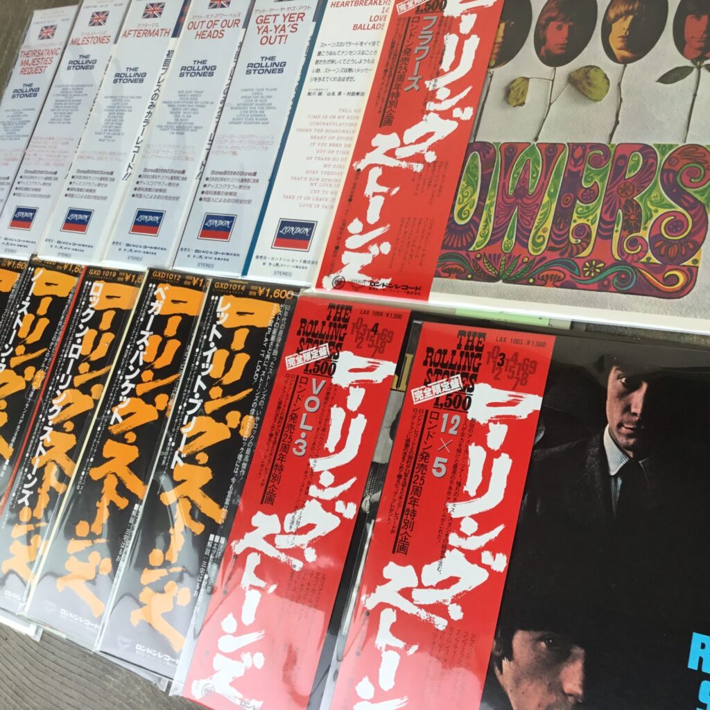 【新入荷情報】 ローリング・ストーンズの国内盤LPが帯付きでひとつかみ入荷しました。