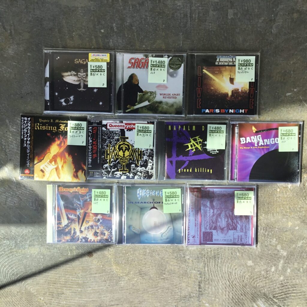 【特集コーナー新入荷】 HR/HMのCDを10枚新規追加しました。