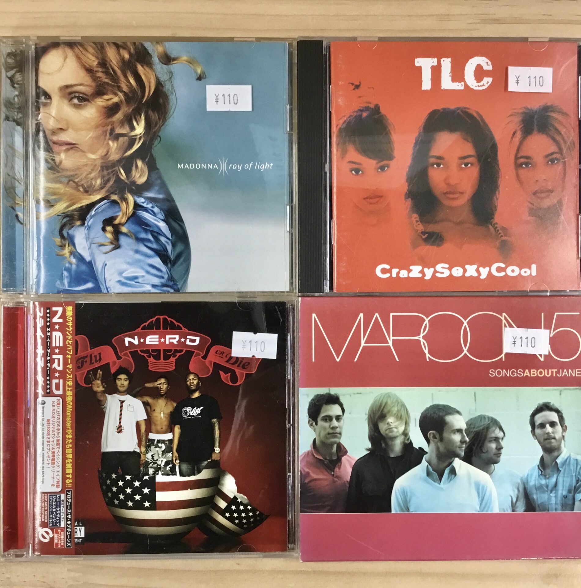 【110円通信】第10回：Madonna, TLC, N.E.R.D, Maroon 5