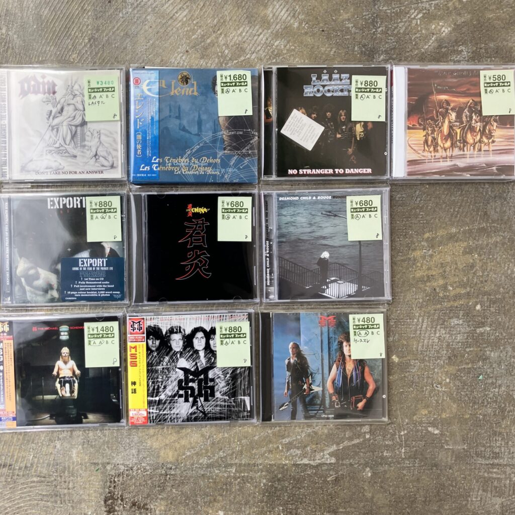 【特集コーナー新入荷】 HR/HMのCDを10枚新規追加しました。