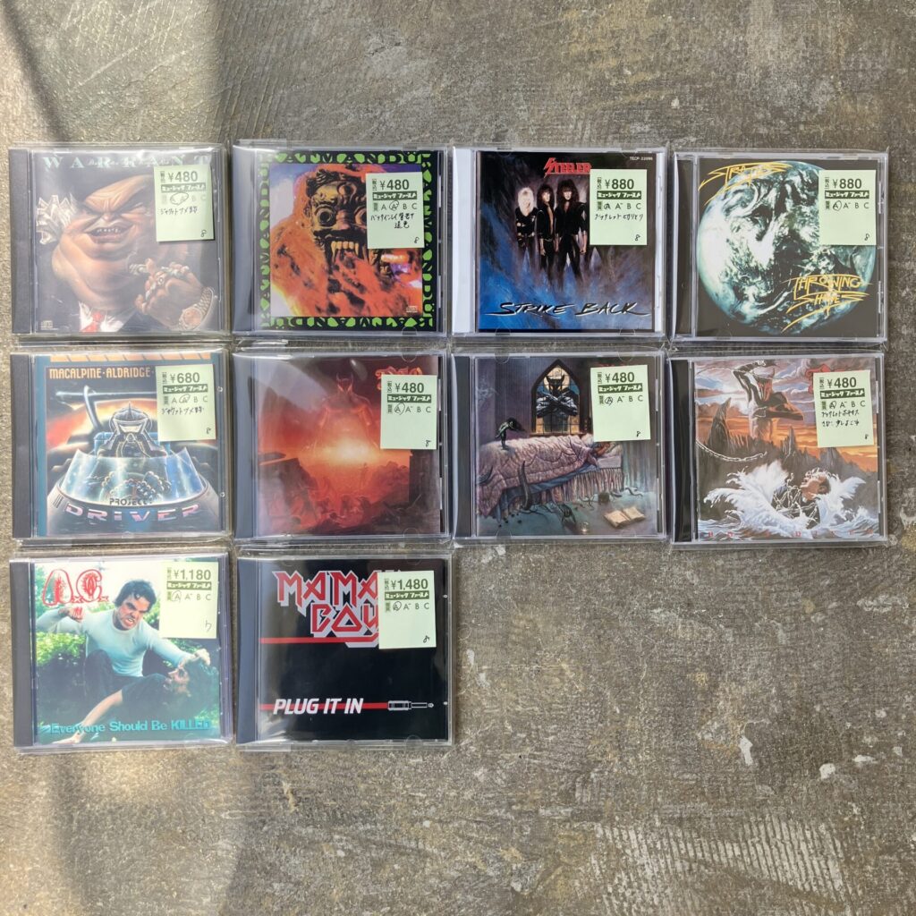 【特集コーナー新入荷】 HR/HMのCDを10枚新規追加しました。