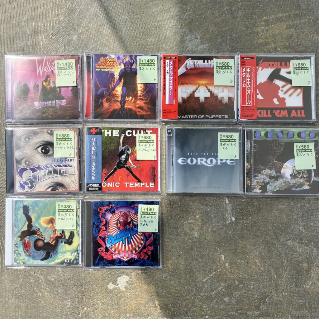 【特集コーナー新入荷】 HR/HMのCDを10枚新規追加しました。