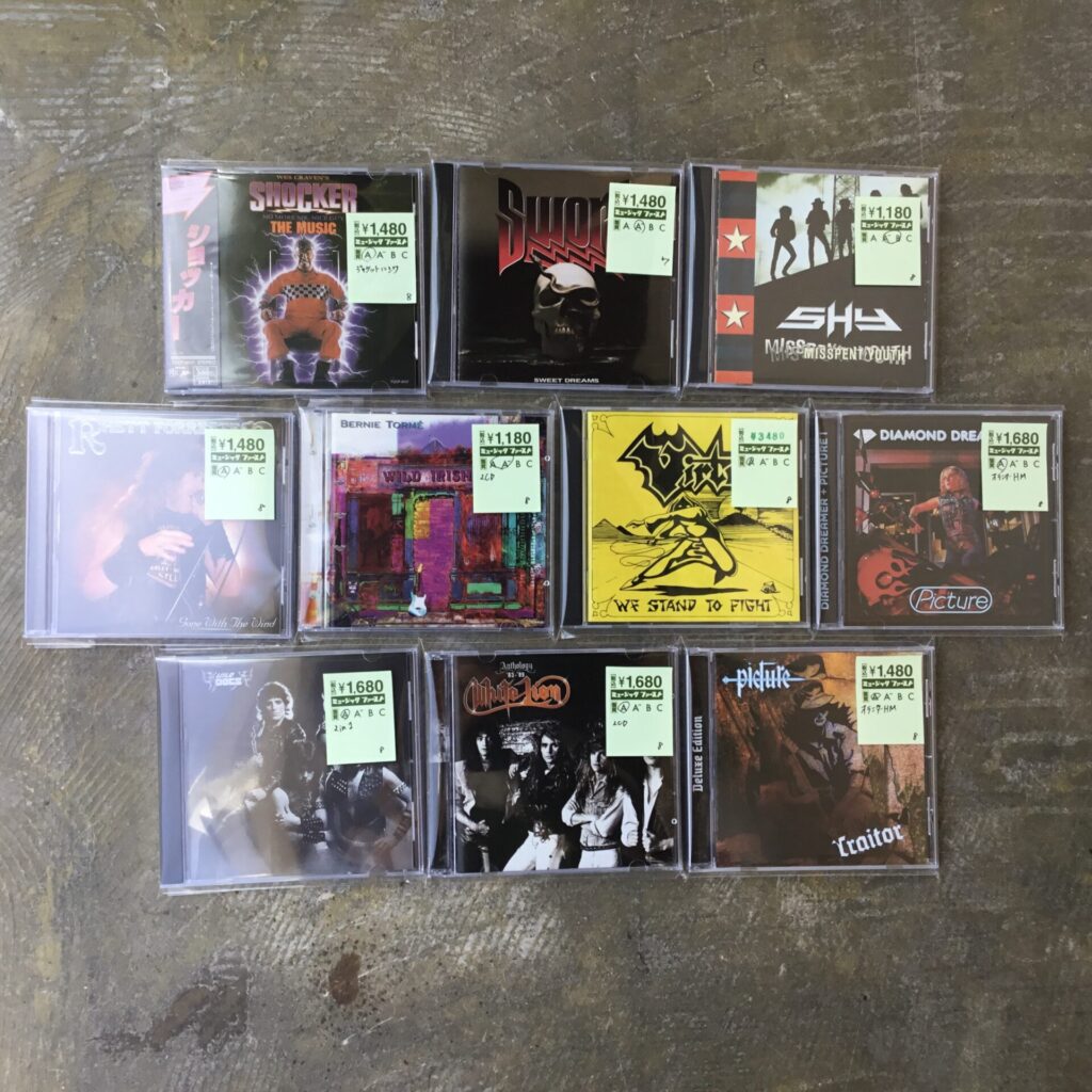 VIRTUEやPICTUREなどHR/HMのCDを10枚新規追加しました！