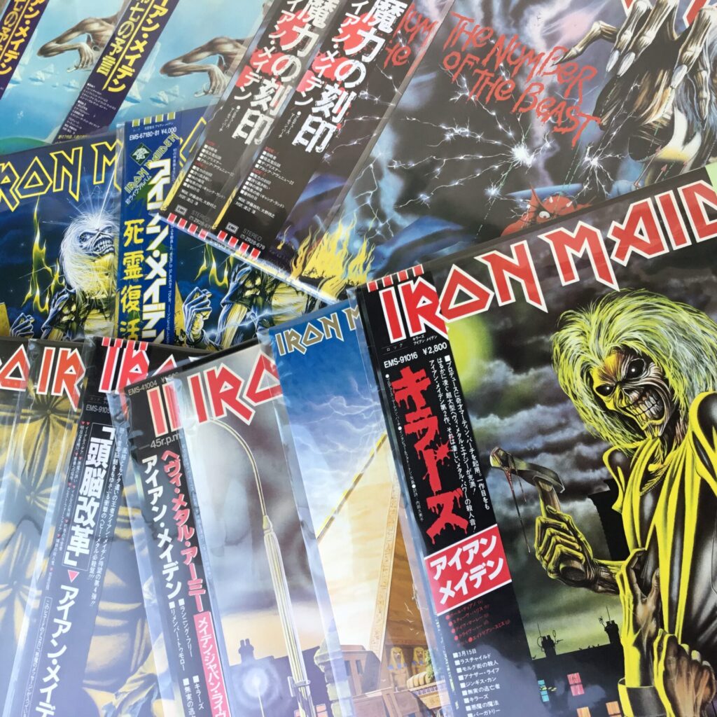 【新入荷情報】 アイアン・メイデンのLPが約20枚入荷しました。