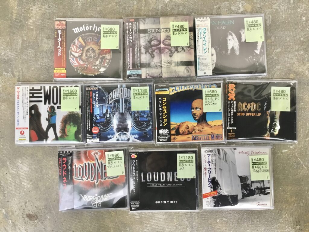 【特集コーナー新入荷】 HR/HMのCDを10枚新規追加しました！