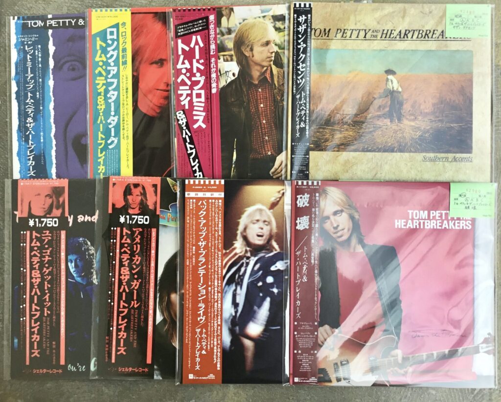 【新入荷情報】 トム・ペティ＆ザ・ハートブレイカーズの帯付LPがひとつかみ入荷しました。