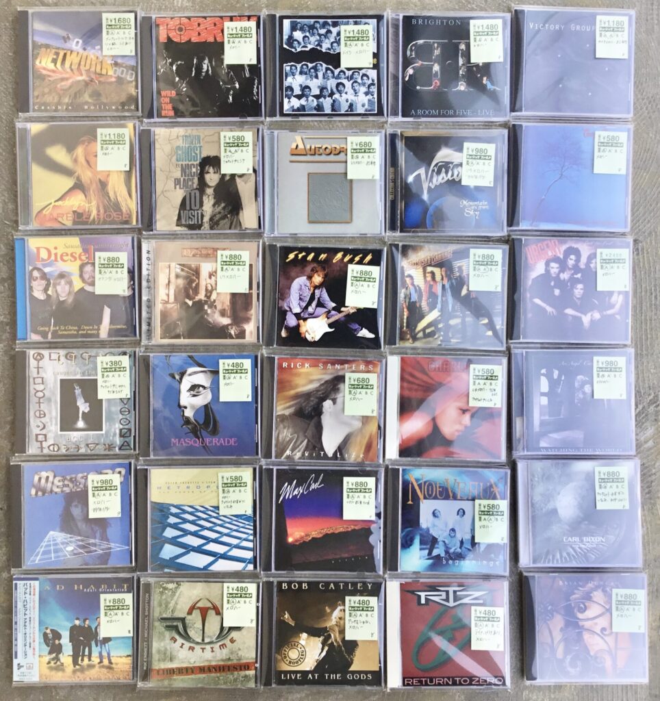 【特集コーナー新入荷】  HR/HMのCDを拡大版として30枚新規追加しました！