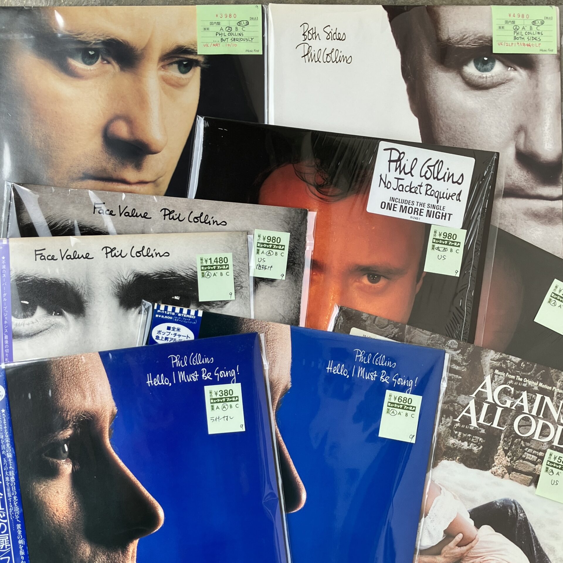 【新入荷情報】フィル・コリンズのLP、12inchが20点強入荷しました。