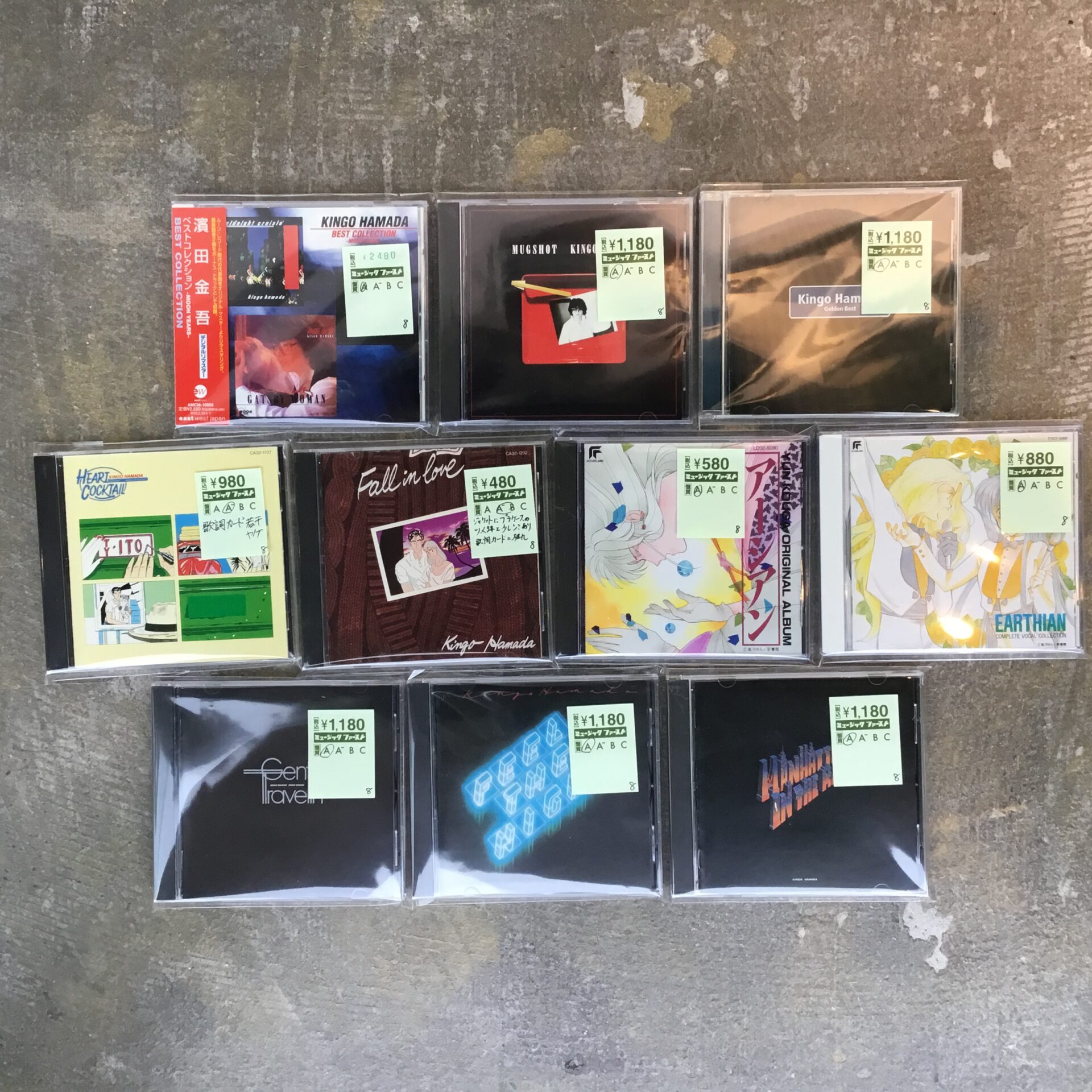 【新入荷情報】 濱田金吾関連のCDがひとつかみ入荷しました。